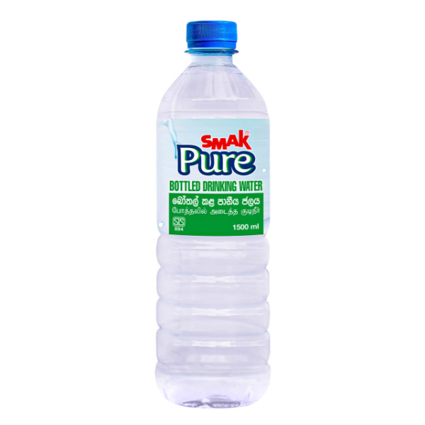 Smak Pure Bottled Drinking Water 1500Ml - SMAK - Water - in Sri Lanka